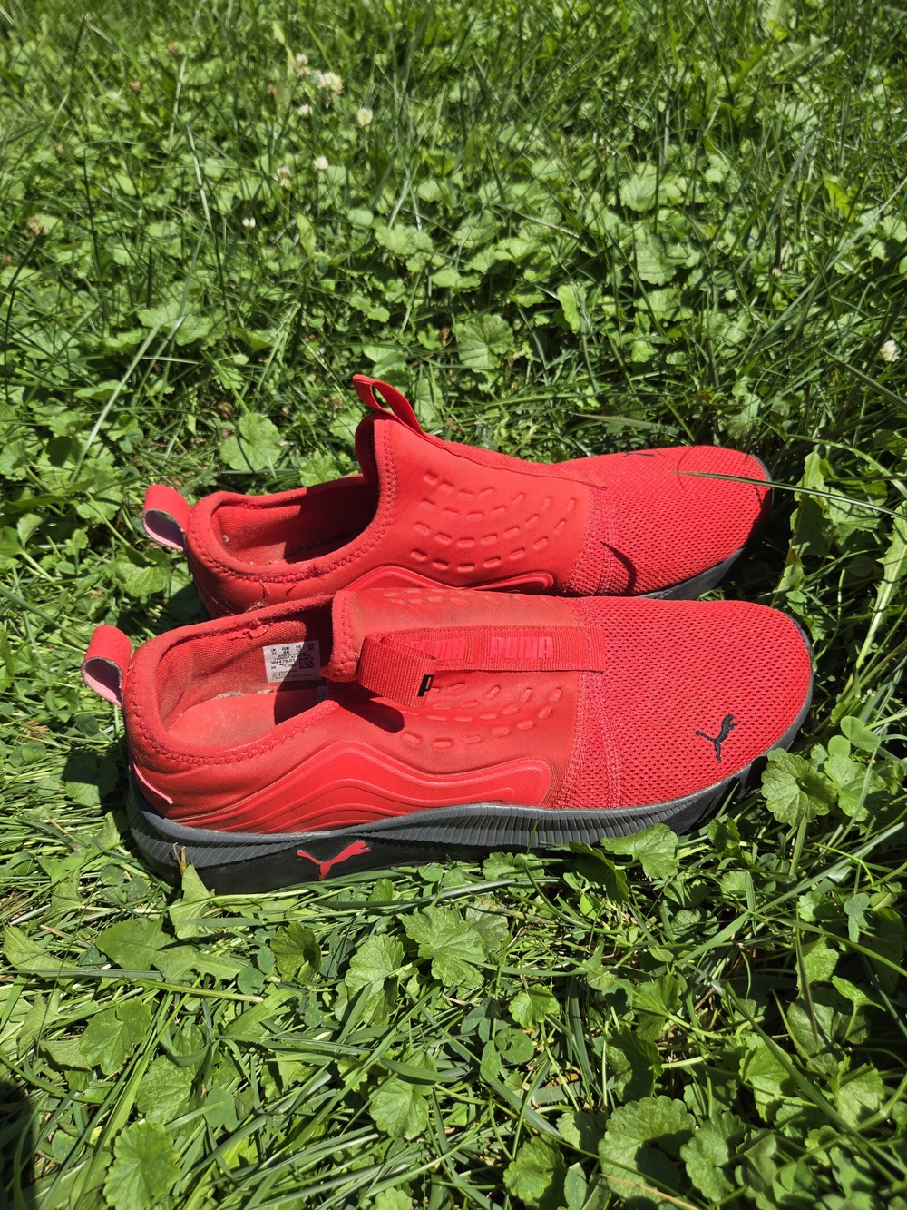 Red PUMA Slip On